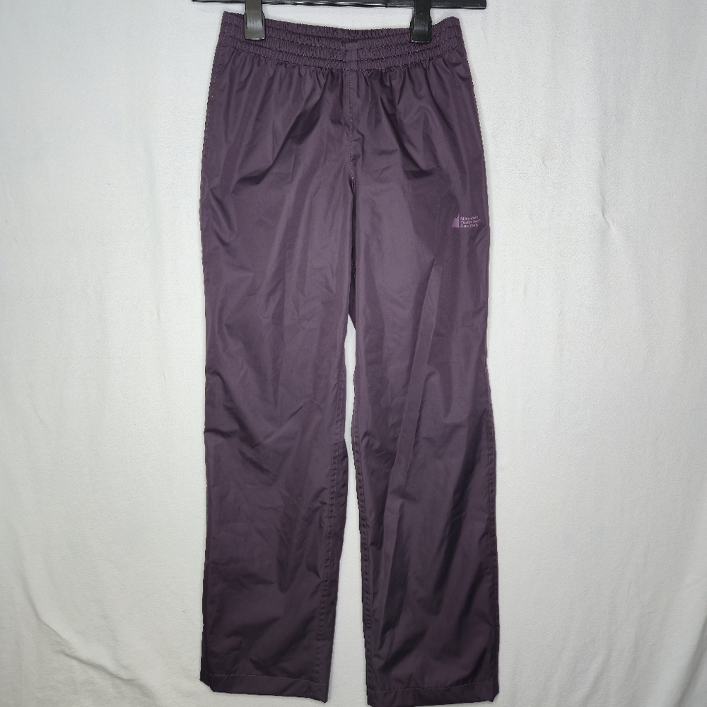 MEC Youth Rain Pants Plum Colour Size Youth 12